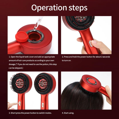 Red Light Therapy Hair Stimulator Comb